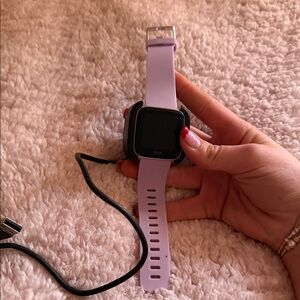Fitbit Smartwatch with Purple Band